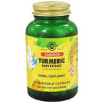 Standardized Turmeric Root Extract Vegetable Capsules Solgar Review615